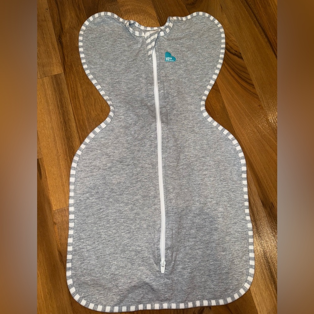 Gray Baby Swaddle by Love to Dream
